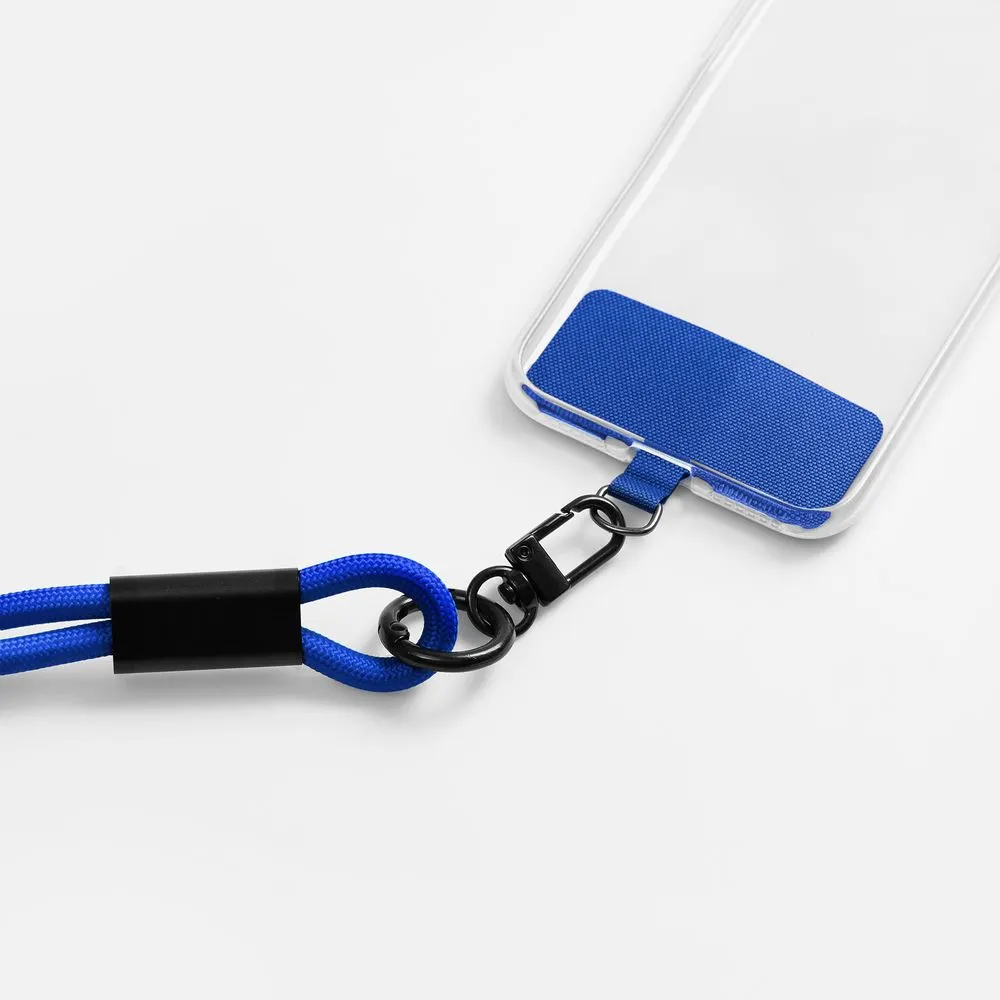 Кабель-ланьярд energyFlex Power Delivery 60 Вт, темно-синий заказать онлайн с вашим дизайном на заказ в Москве и области