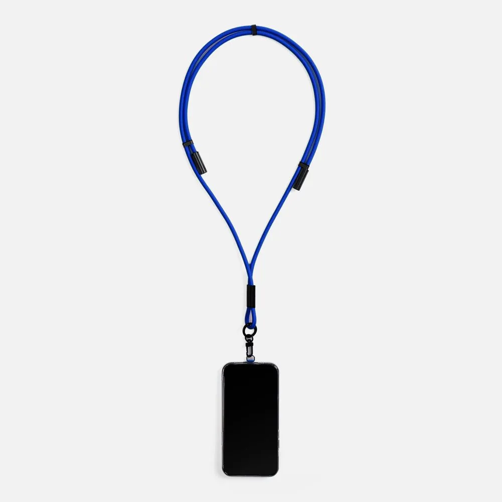 Кабель-ланьярд energyFlex Power Delivery 60 Вт, темно-синий заказать онлайн с вашим дизайном на заказ в Москве и области