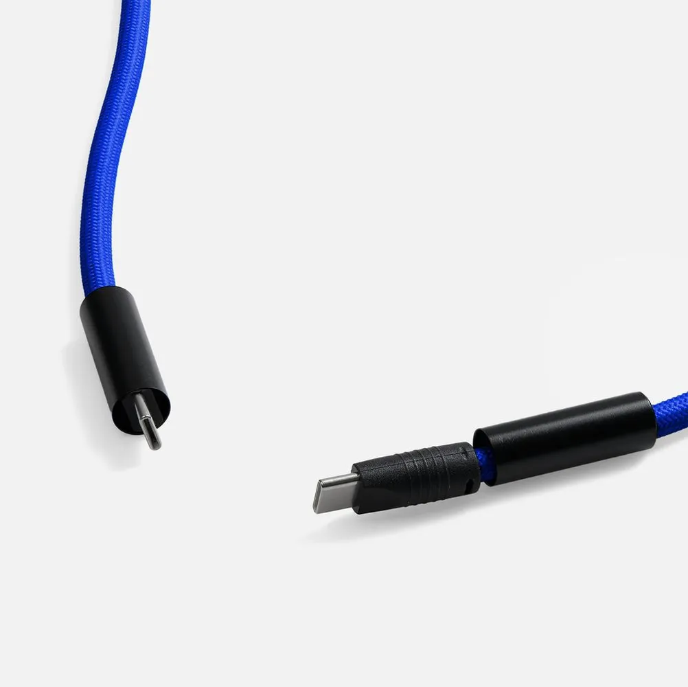 Кабель-ланьярд energyFlex Power Delivery 60 Вт, темно-синий заказать онлайн с вашим дизайном на заказ в Москве и области