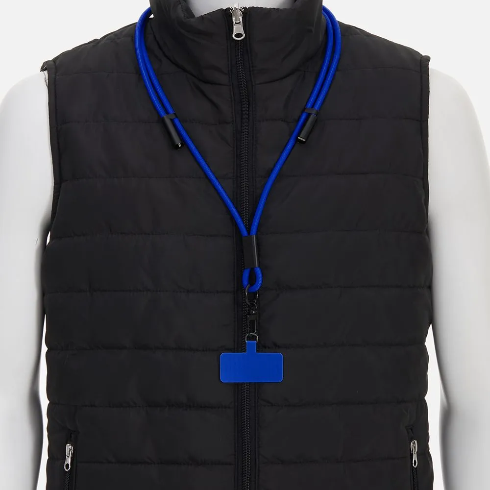 Кабель-ланьярд energyFlex Power Delivery 60 Вт, темно-синий заказать онлайн с вашим дизайном на заказ в Москве и области