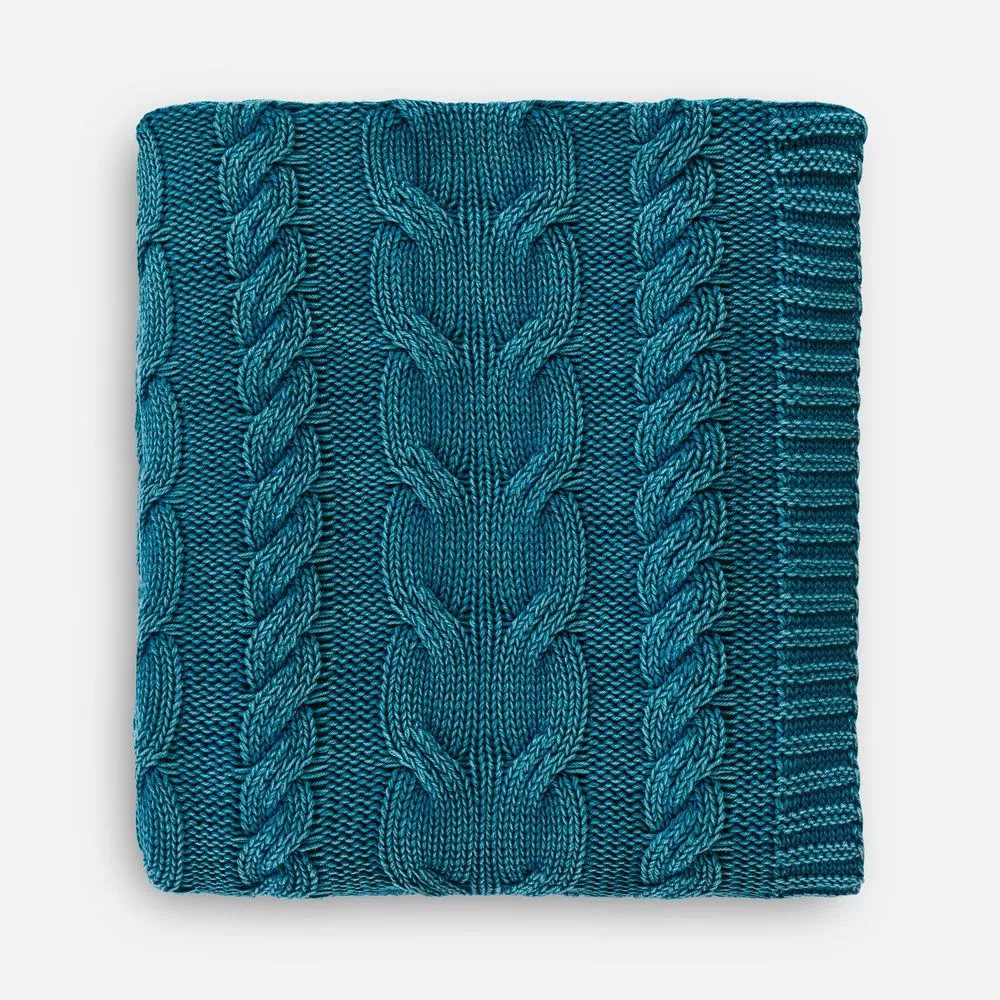 Плед Hygge, темно-зеленый заказать онлайн с вашим дизайном на заказ в Москве и области