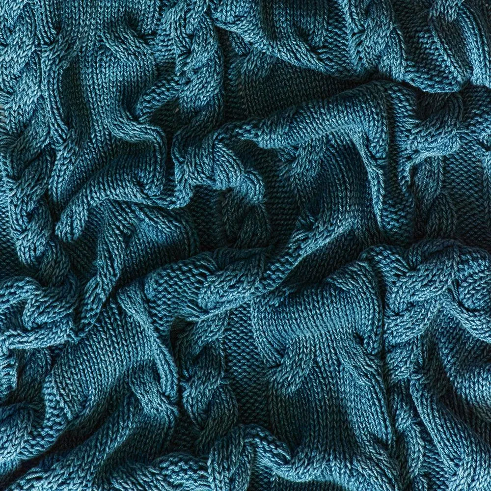 Плед Hygge, темно-зеленый заказать онлайн с вашим дизайном на заказ в Москве и области