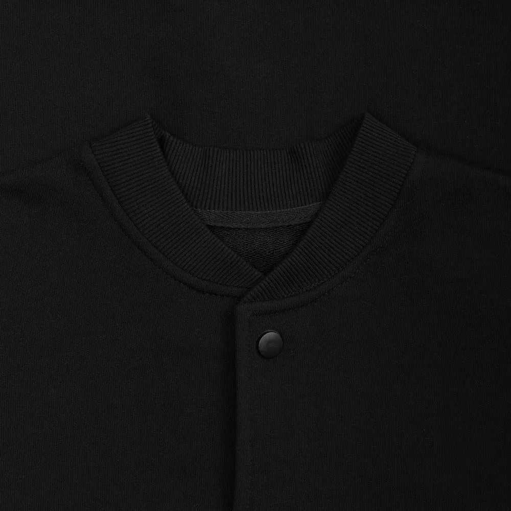 Бомбер унисекс Nuppu, черный заказать онлайн с вашим дизайном на заказ в Москве и области