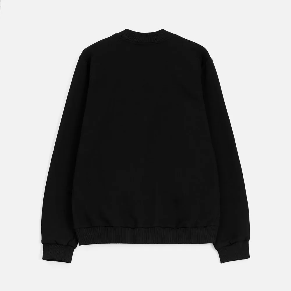 Бомбер унисекс Nuppu, черный заказать онлайн с вашим дизайном на заказ в Москве и области