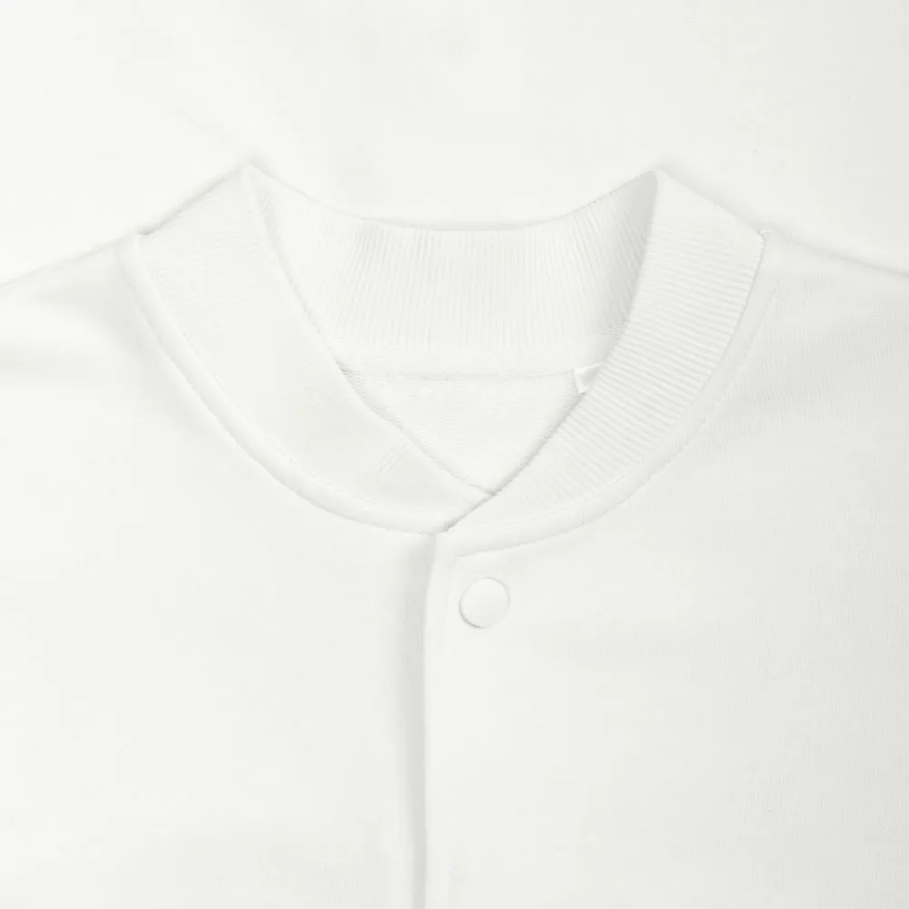 Бомбер унисекс Nuppu, молочно-белый заказать онлайн с вашим дизайном на заказ в Москве и области