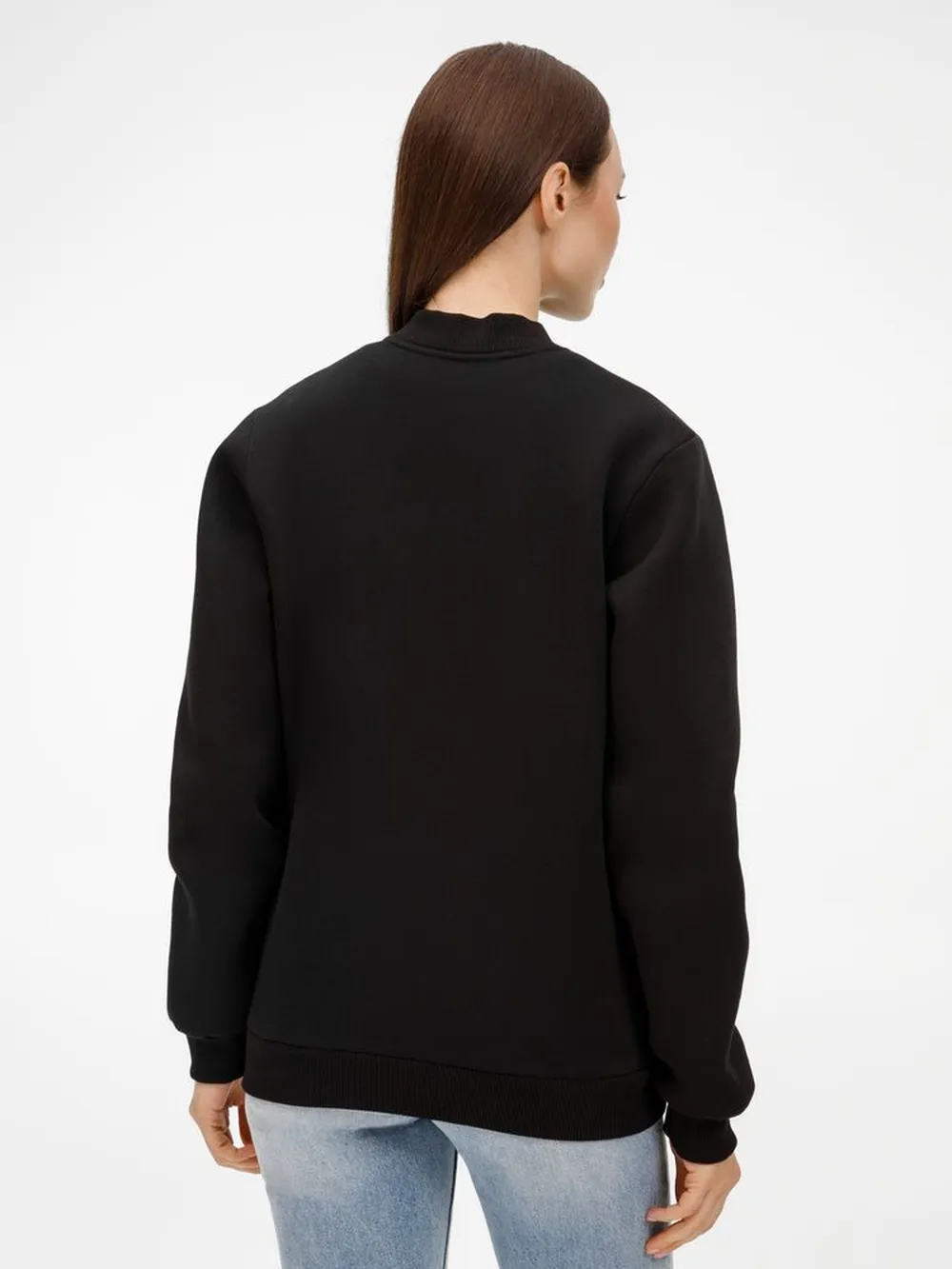 Бомбер унисекс Estado, черный заказать онлайн с вашим дизайном на заказ в Москве и области