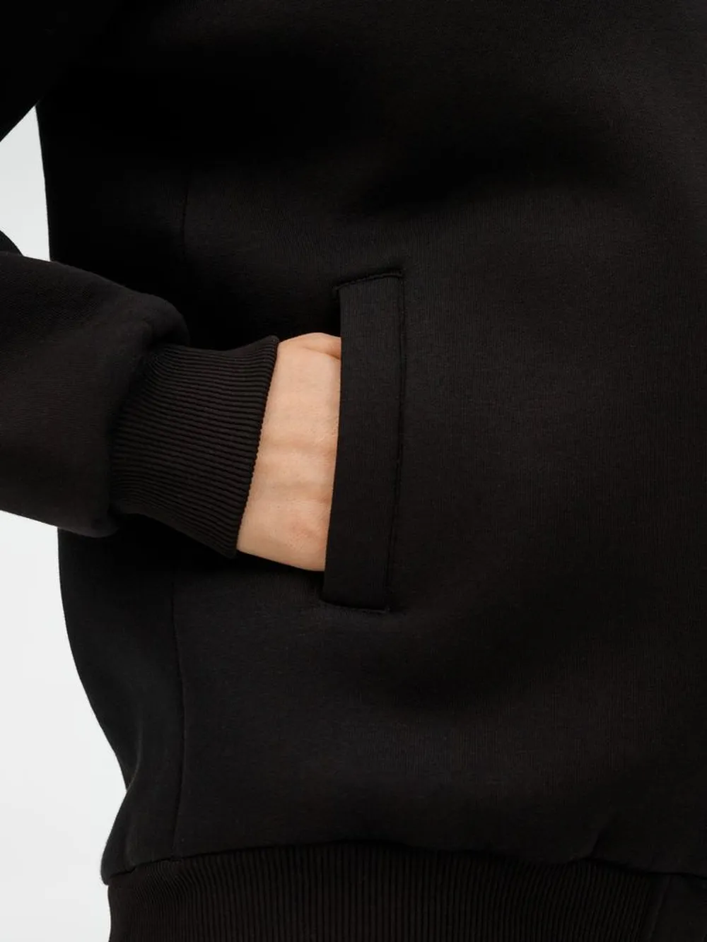 Бомбер унисекс Estado, черный заказать онлайн с вашим дизайном на заказ в Москве и области