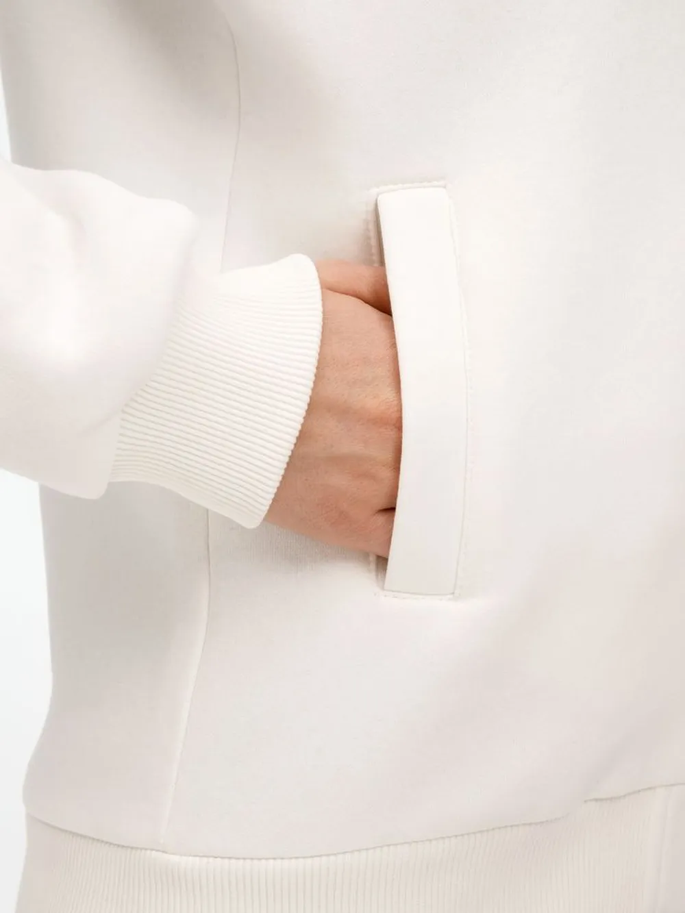 Бомбер унисекс Estado, молочно-белый заказать онлайн с вашим дизайном на заказ в Москве и области