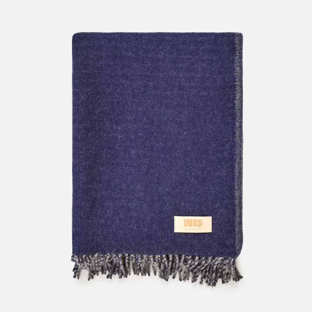 Плед Devika, синий с серым заказать онлайн с вашим дизайном на заказ в Москве и области