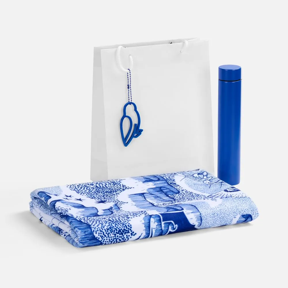 Набор «Год чудес», белый с синим заказать онлайн с вашим дизайном на заказ в Москве и области