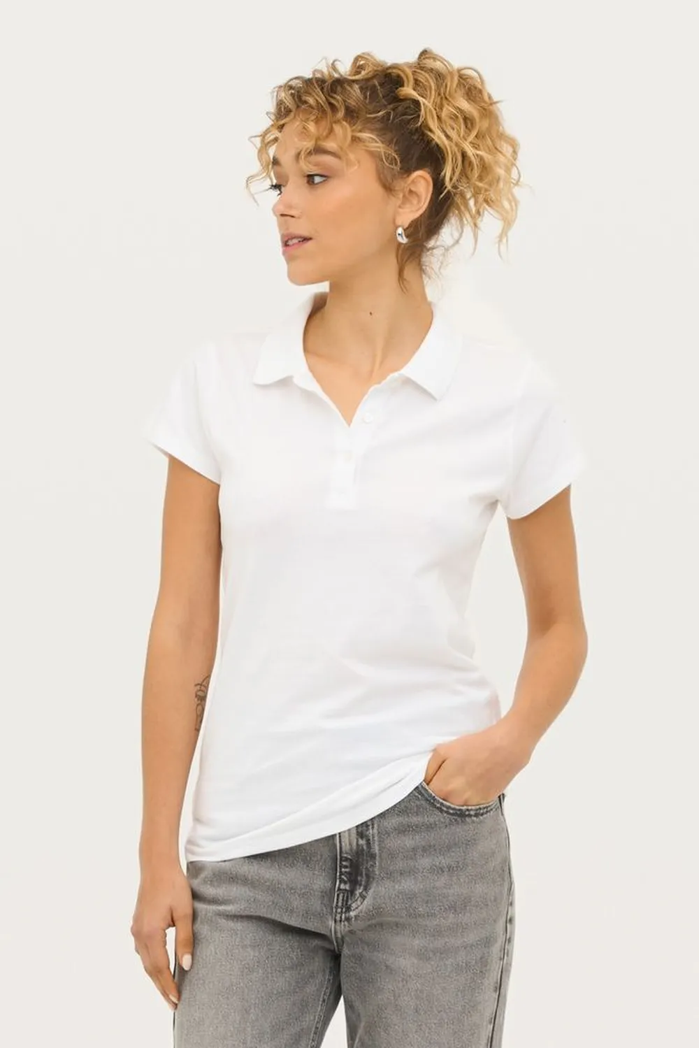 Рубашка поло женская Prescott Women 170, красная заказать онлайн с вашим дизайном на заказ в Москве и области