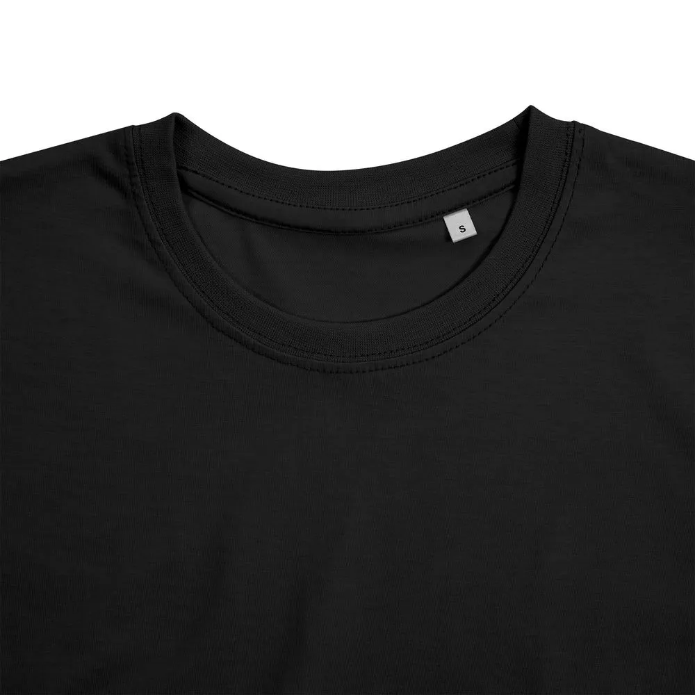 Футболка унисекс T-Bolka 160, черная, размер XL заказать онлайн с вашим дизайном на заказ в Москве и области