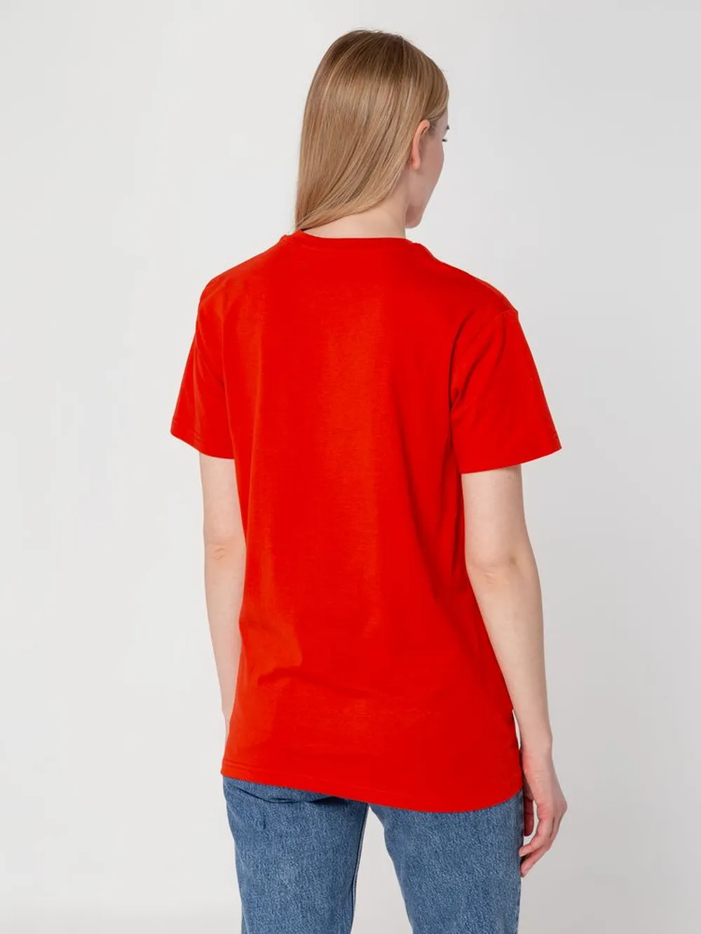 Футболка унисекс T-Bolka 160, красная, размер 4XL заказать онлайн с вашим дизайном на заказ в Москве и области