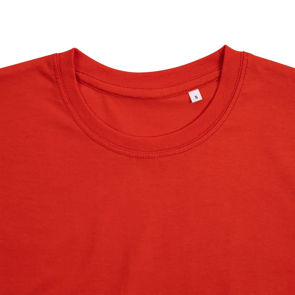 Футболка унисекс T-Bolka 160, красная, размер 4XL заказать онлайн с вашим дизайном на заказ в Москве и области