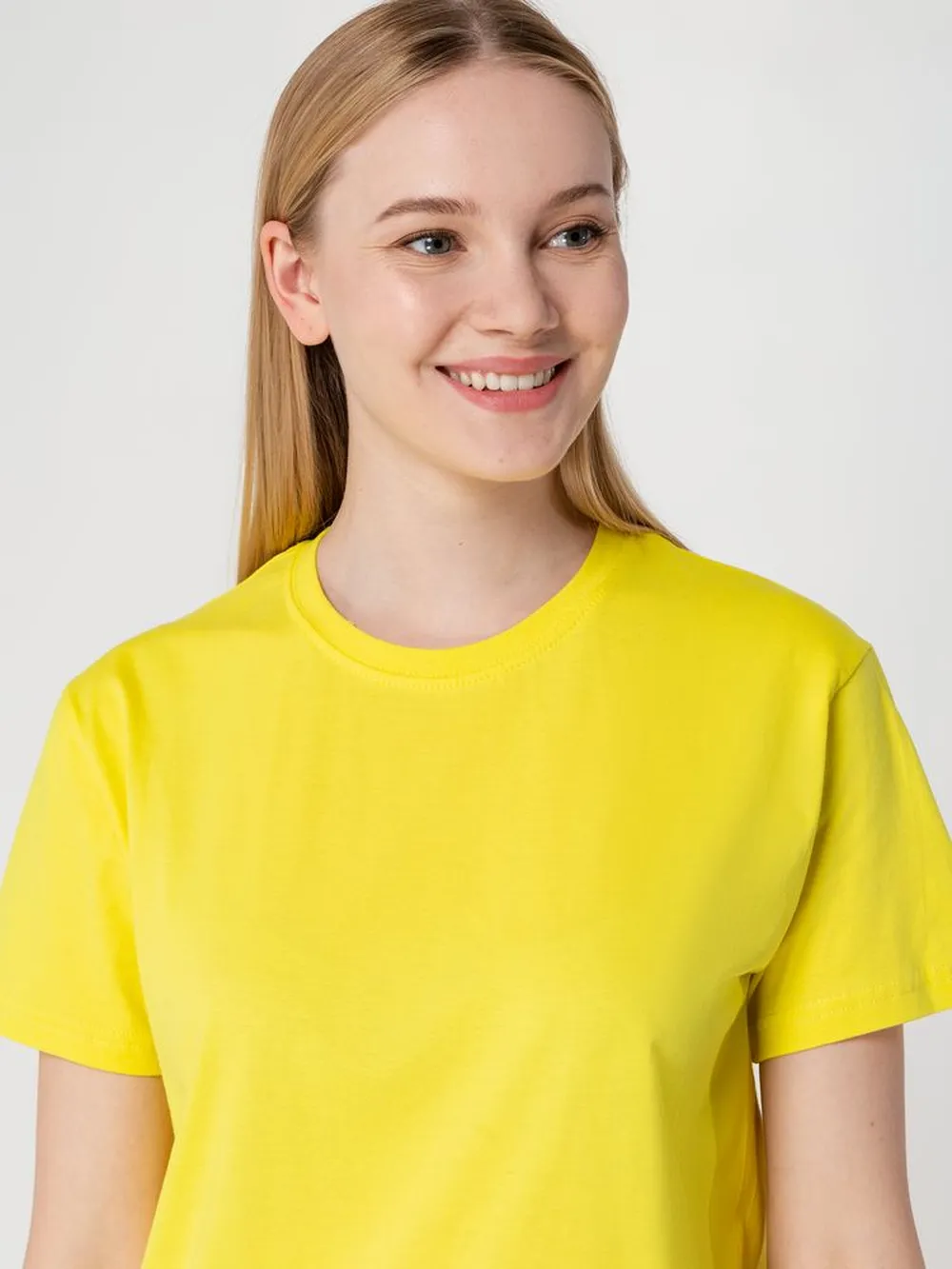 Футболка унисекс T-bolka 160, желтая, размер XL заказать онлайн с вашим дизайном на заказ в Москве и области