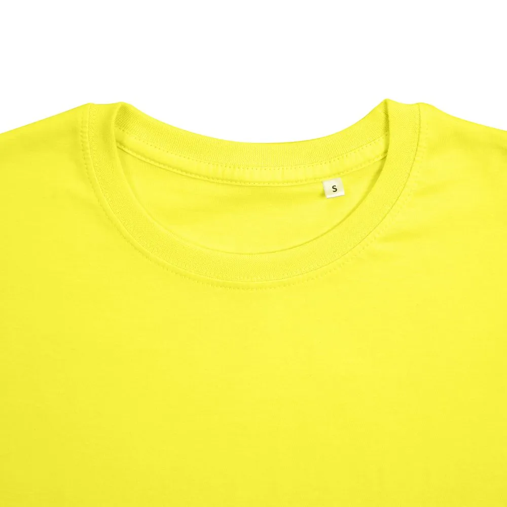 Футболка унисекс T-bolka 160, желтая, размер XXXL заказать онлайн с вашим дизайном на заказ в Москве и области