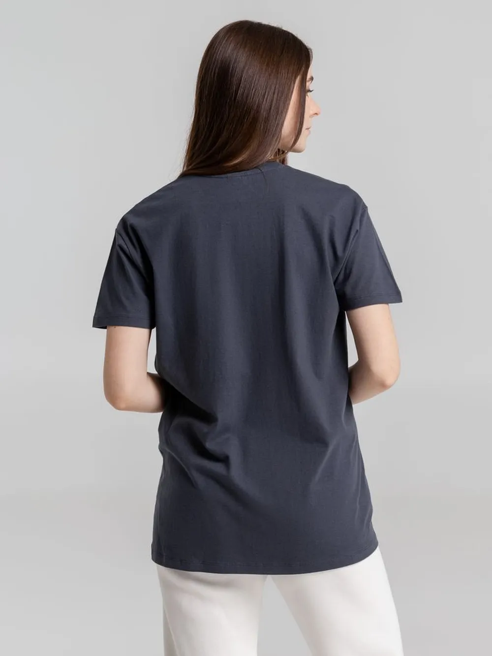 Футболка Imperial 190 темно-серая (графит), размер 3XL заказать онлайн с вашим дизайном на заказ в Москве и области