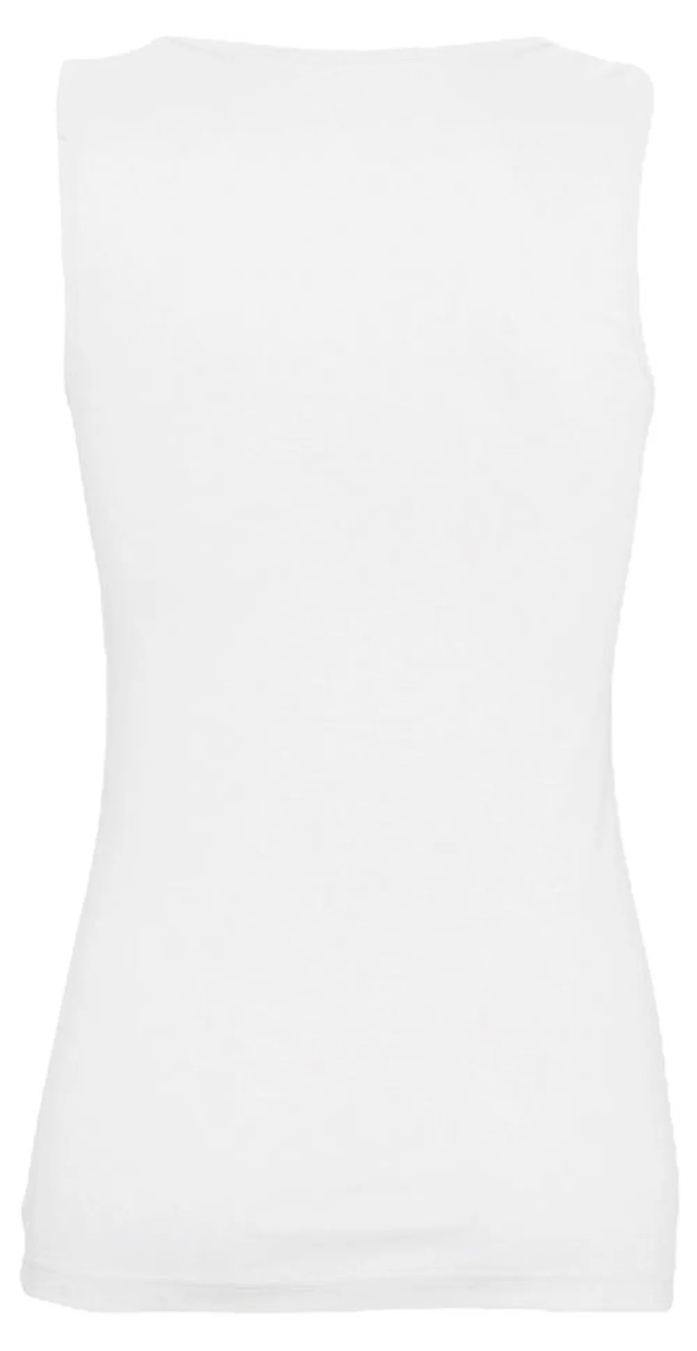 Майка женская Jane 150, белая, размер S заказать онлайн с вашим дизайном на заказ в Москве и области