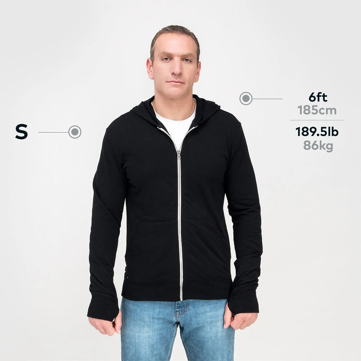 Кофта с капюшоном Garner Knit на молнии заказать онлайн с вашим дизайном на заказ в Москве и области