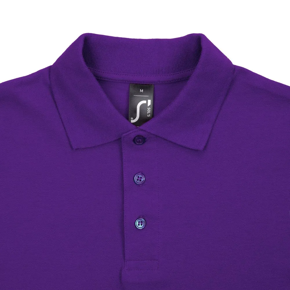 Рубашка поло мужская Spring 210 темно-фиолетовая, размер M заказать онлайн с вашим дизайном на заказ в Москве и области