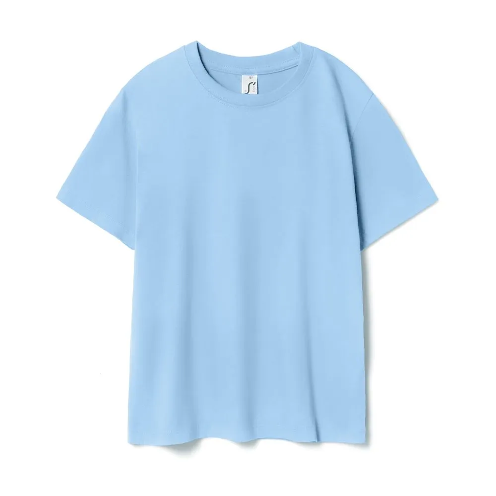 Футболка детская Regent Kids 150 голубая, на рост 130-140 см (10 лет) заказать онлайн с вашим дизайном на заказ в Москве и области