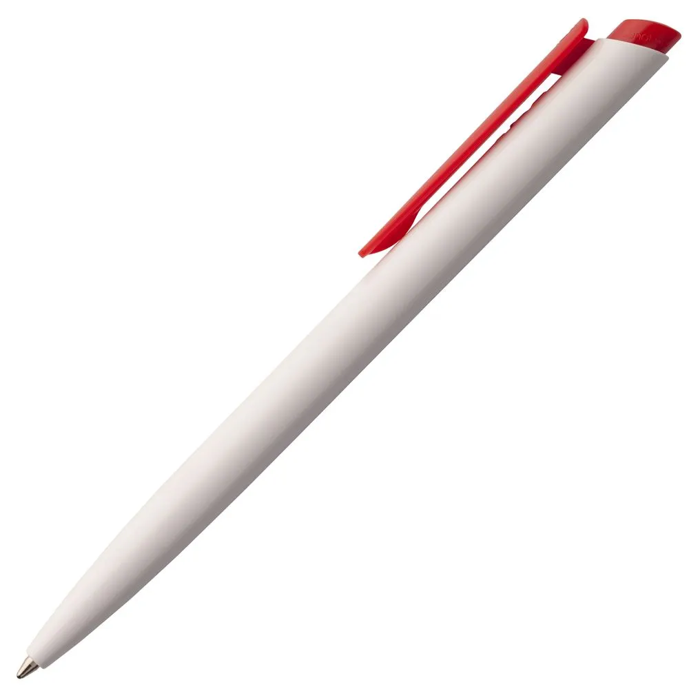 Ручка шариковая Senator Dart Polished, бело-красная заказать онлайн с вашим дизайном на заказ в Москве и области