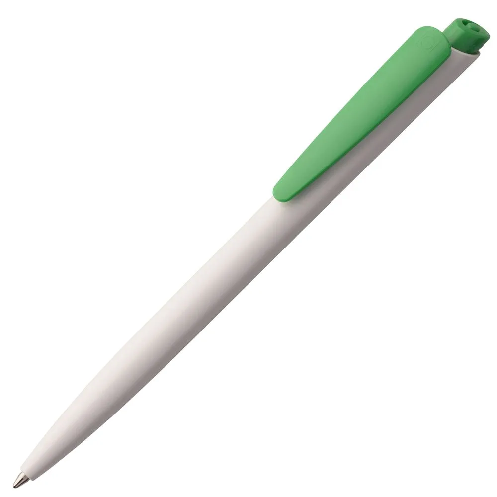 Ручка шариковая Senator Dart Polished, бело-зеленая заказать онлайн с вашим дизайном на заказ в Москве и области