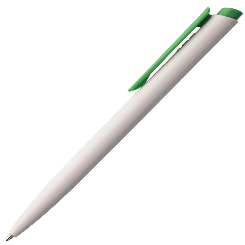 Ручка шариковая Senator Dart Polished, бело-зеленая заказать онлайн с вашим дизайном на заказ в Москве и области