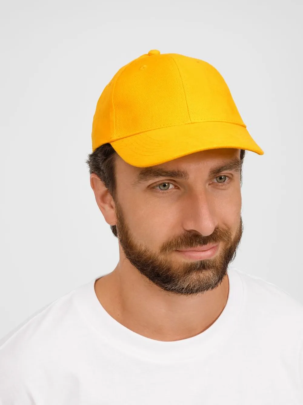 Бейсболка Buffalo, желтая заказать онлайн с вашим дизайном на заказ в Москве и области