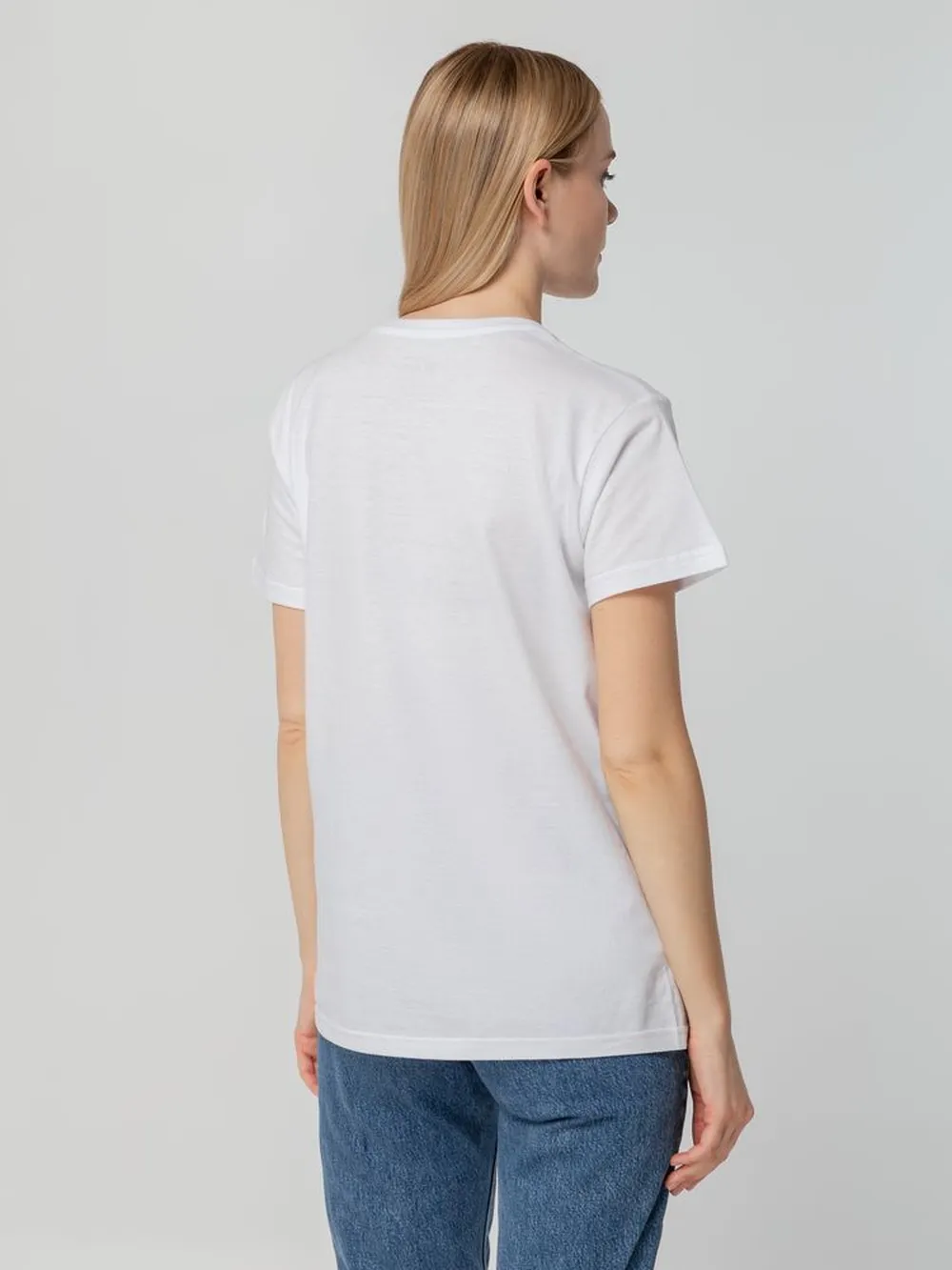 Футболка унисекс T-bolka 140, белая, размер 4XL заказать онлайн с вашим дизайном на заказ в Москве и области