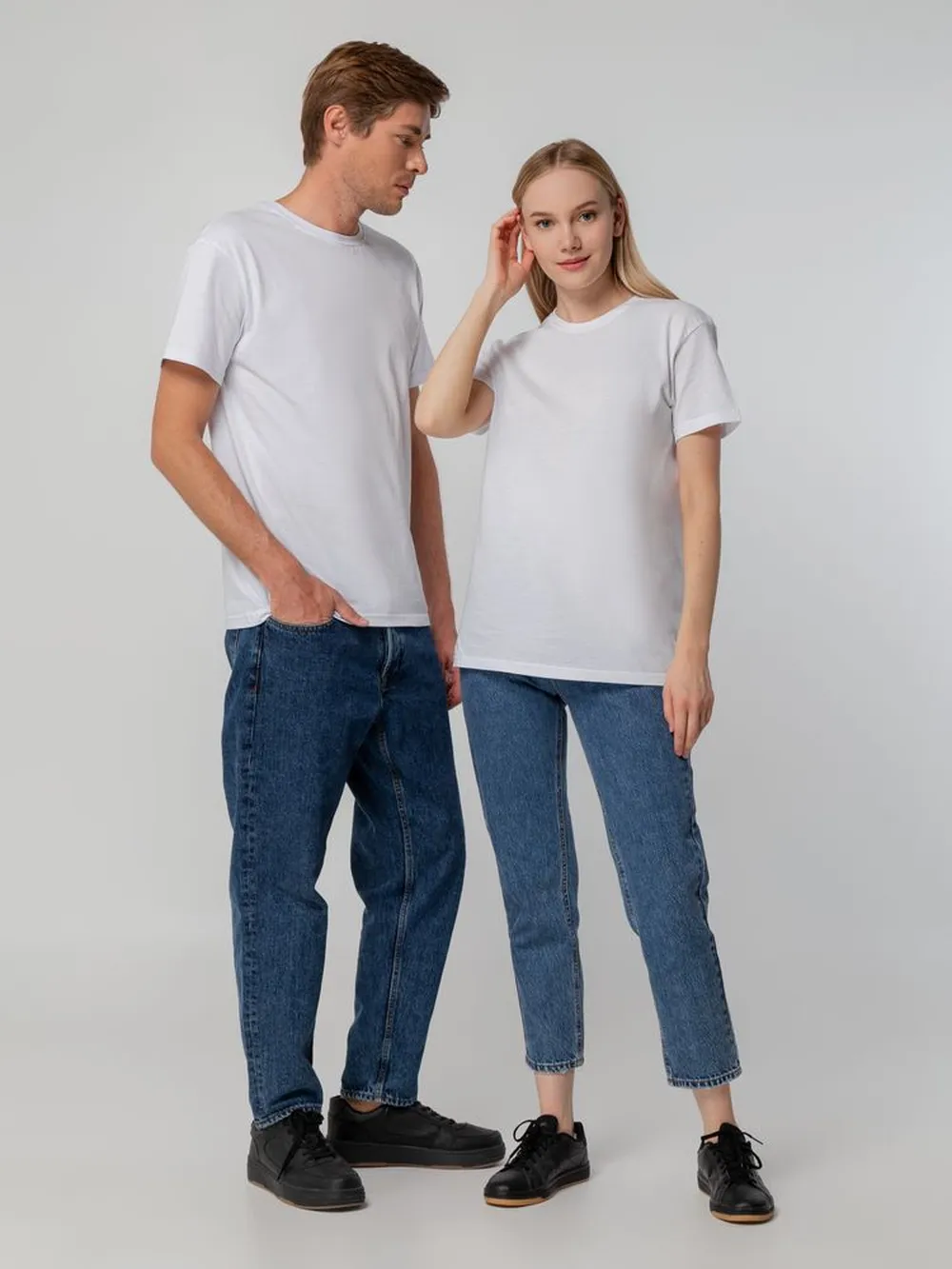 Футболка унисекс T-bolka 140, белая, размер 4XL заказать онлайн с вашим дизайном на заказ в Москве и области