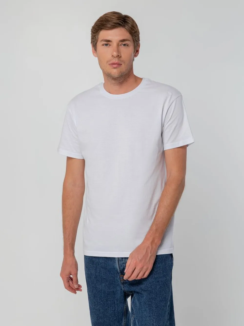 Футболка унисекс T-bolka 140, белая, размер 4XL заказать онлайн с вашим дизайном на заказ в Москве и области