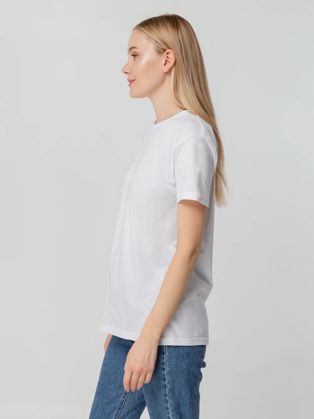 Футболка унисекс T-bolka 140, белая, размер 4XL заказать онлайн с вашим дизайном на заказ в Москве и области