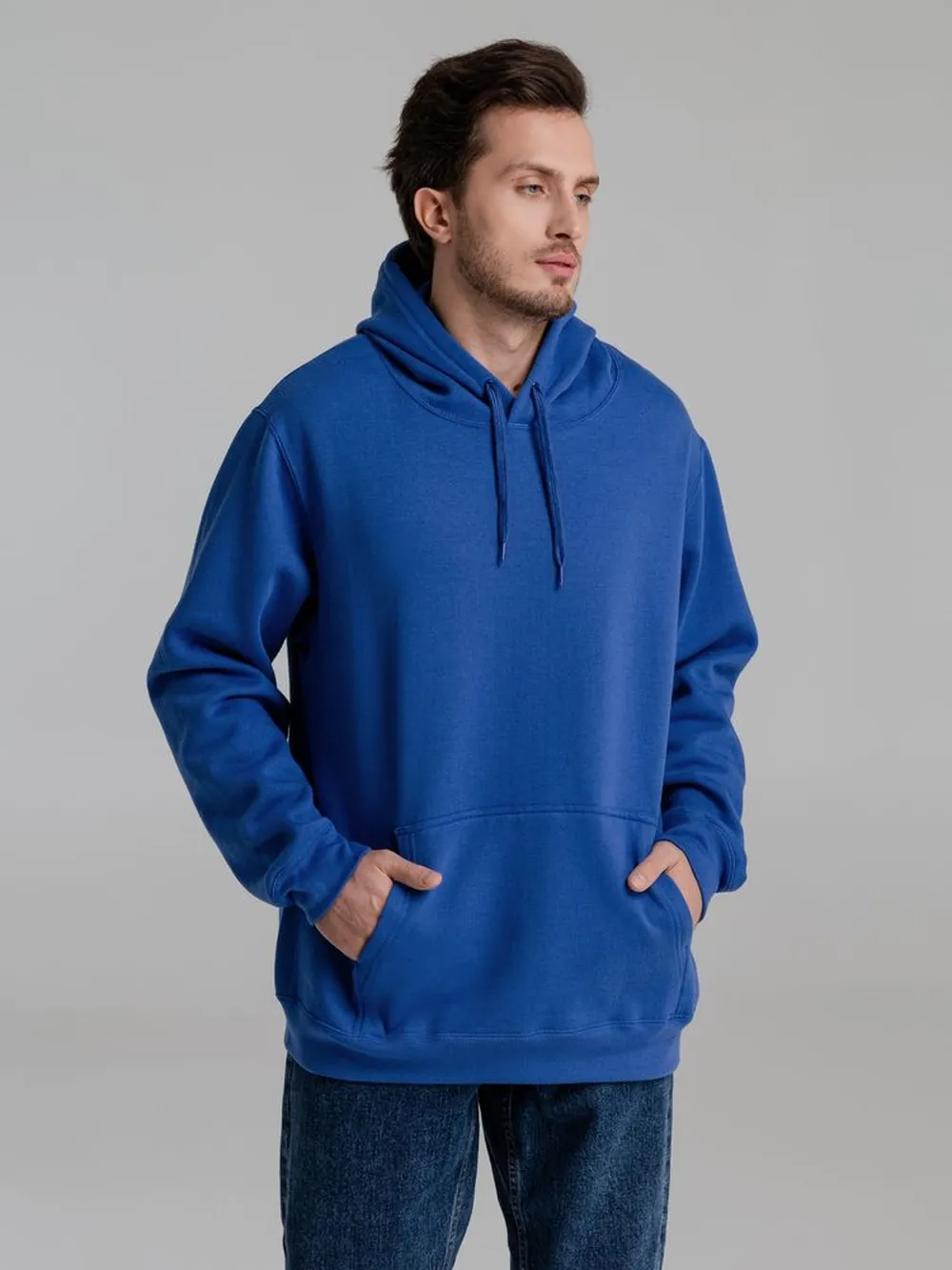 Толстовка с капюшоном Slam 320, ярко-синяя, размер XS заказать онлайн с вашим дизайном на заказ в Москве и области