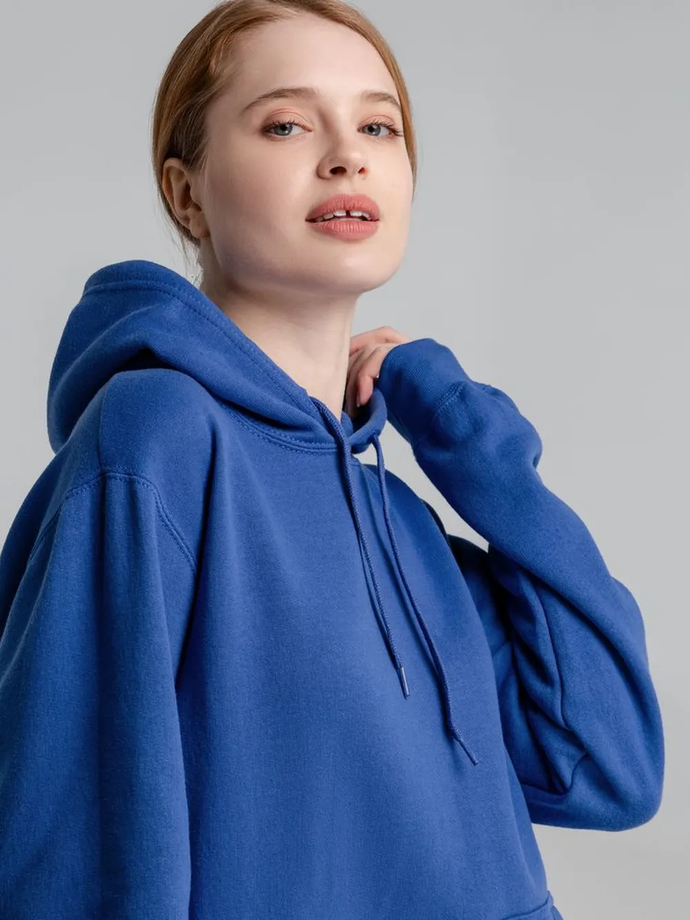 Толстовка с капюшоном Slam 320, ярко-синяя, размер XS заказать онлайн с вашим дизайном на заказ в Москве и области