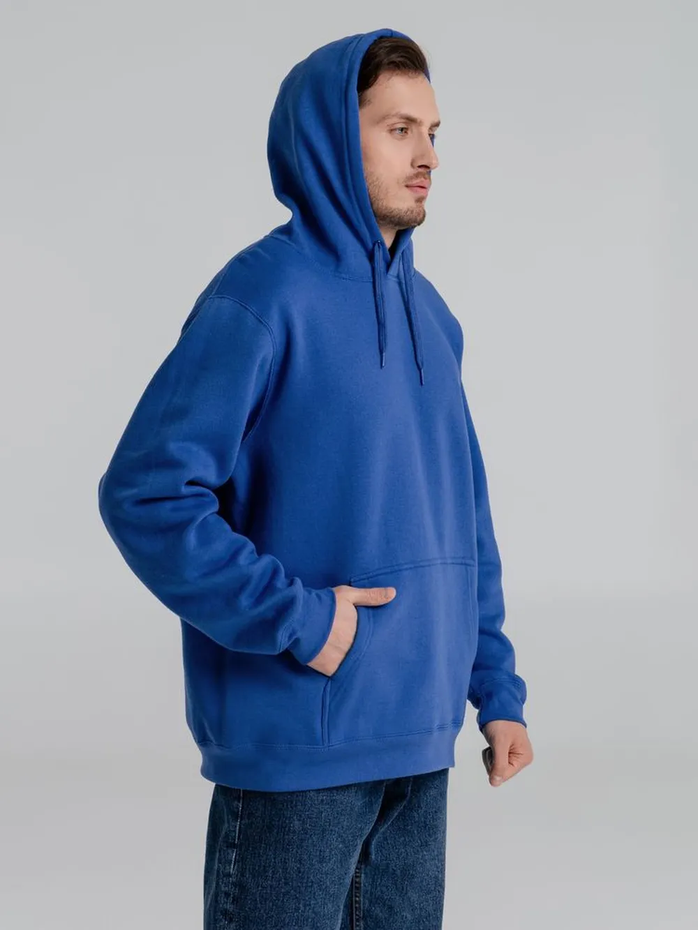 Толстовка с капюшоном Slam 320, ярко-синяя, размер XS заказать онлайн с вашим дизайном на заказ в Москве и области