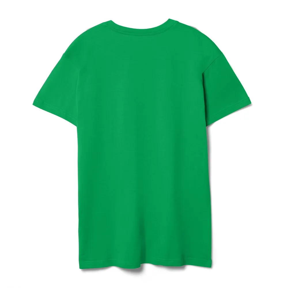 Футболка унисекс T-bolka 140, темно-зеленая заказать онлайн с вашим дизайном на заказ в Москве и области