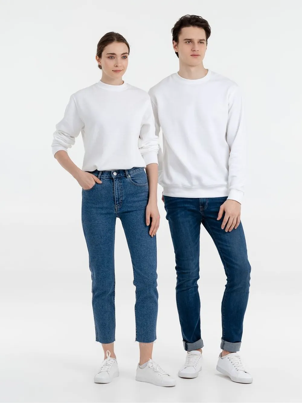 Толстовка New Supreme 280 белая, размер XS заказать онлайн с вашим дизайном на заказ в Москве и области