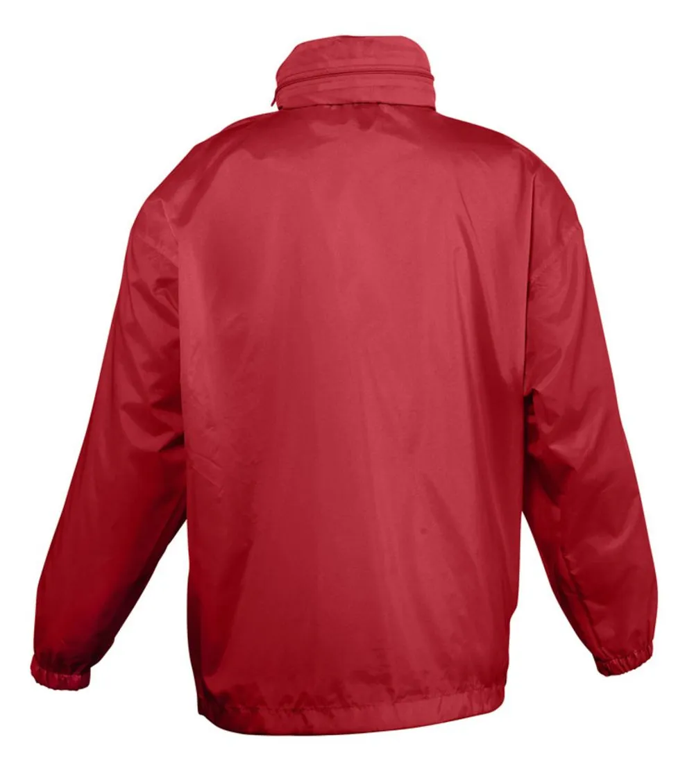Ветровка детская Surf Kids, красная, на рост 106-116 см (6 лет) заказать онлайн с вашим дизайном на заказ в Москве и области