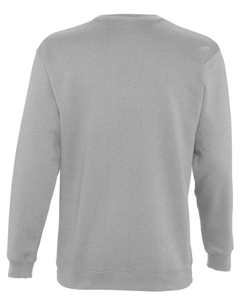 Толстовка New Supreme 280, серый меланж заказать онлайн с вашим дизайном на заказ в Москве и области