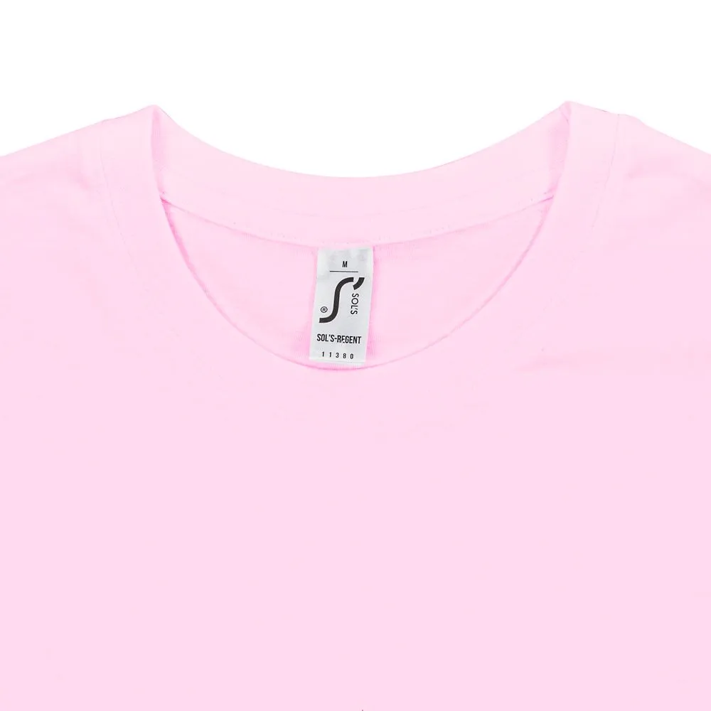Футболка Regent 150, розовая, размер L заказать онлайн с вашим дизайном на заказ в Москве и области