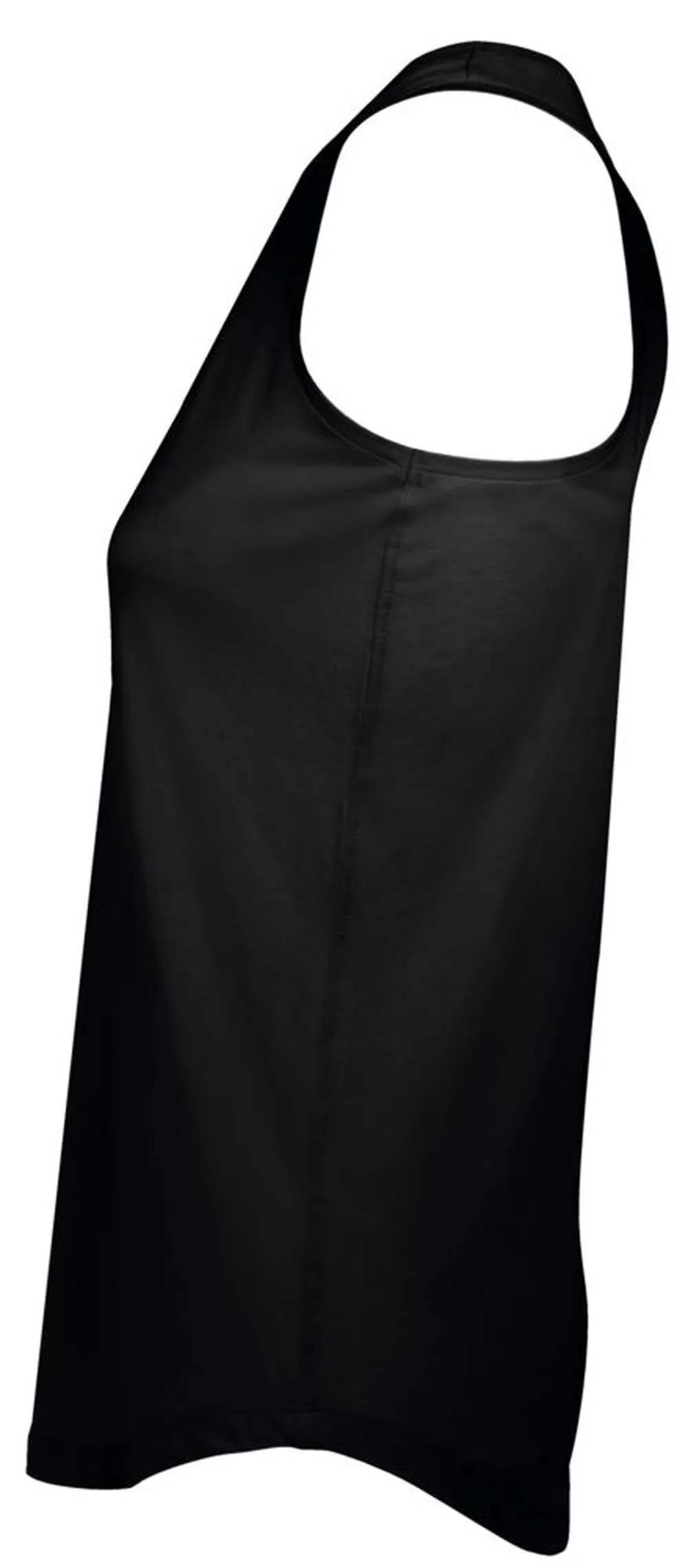 Майка женская Moka 110, черная заказать онлайн с вашим дизайном на заказ в Москве и области