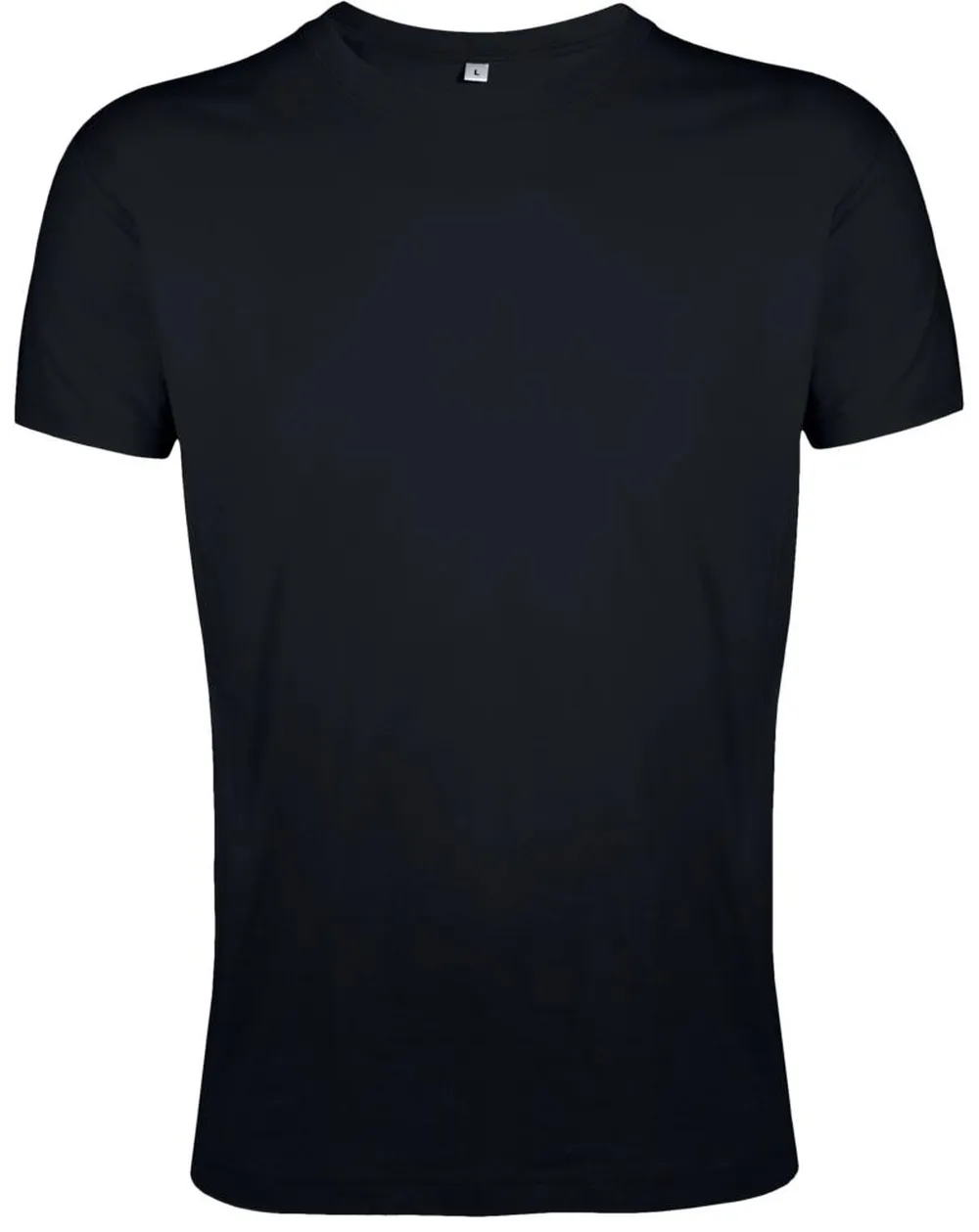 Футболка мужская Regent Fit 150, черная, размер XXL заказать онлайн с вашим дизайном на заказ в Москве и области