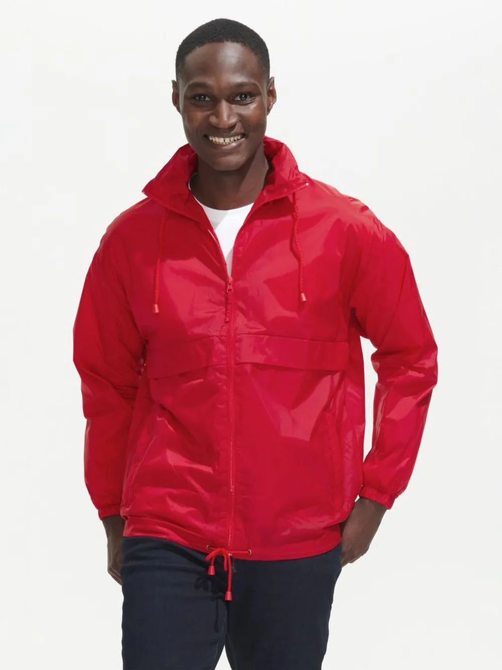 Ветровка из нейлона Surf 210, зеленое яблоко, размер M заказать онлайн с вашим дизайном на заказ в Москве и области