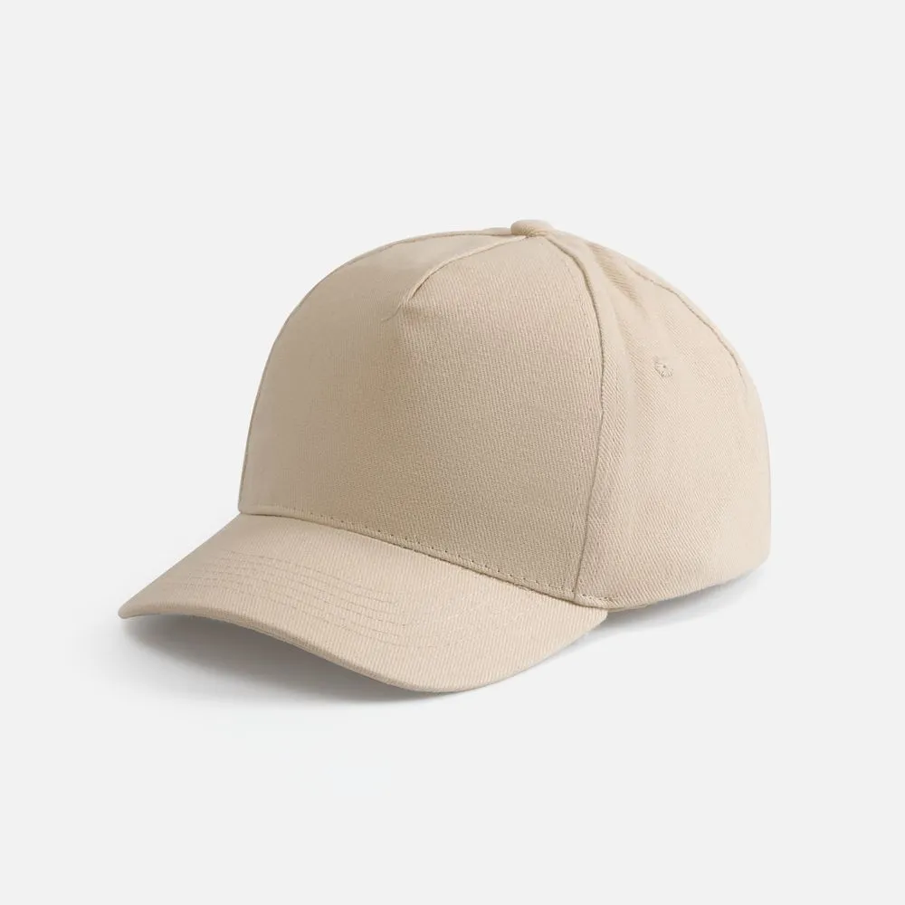 Бейсболка Long Beach, бежевая заказать онлайн с вашим дизайном на заказ в Москве и области