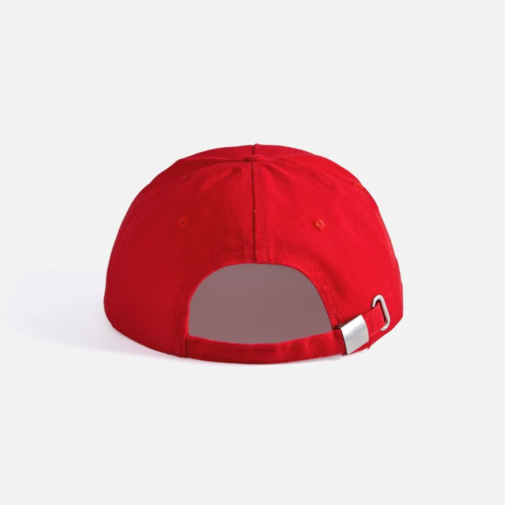 Бейсболка Long Beach, красная заказать онлайн с вашим дизайном на заказ в Москве и области