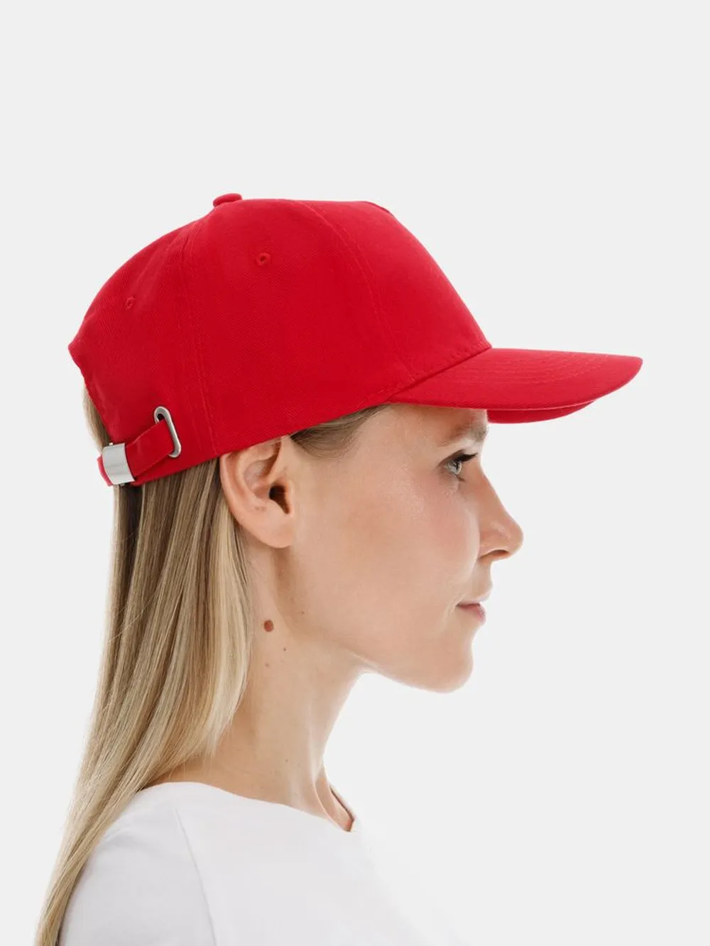 Бейсболка Long Beach, красная заказать онлайн с вашим дизайном на заказ в Москве и области