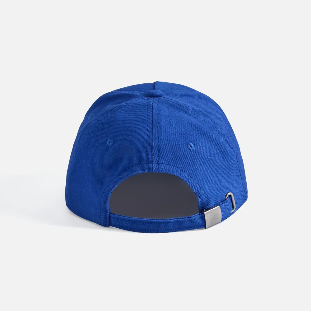 Бейсболка Long Beach, ярко-синяя с белым заказать онлайн с вашим дизайном на заказ в Москве и области