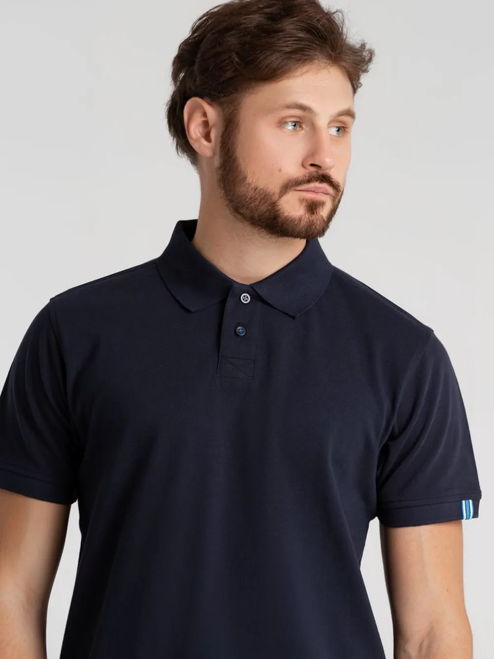 Рубашка поло мужская Avon, белая заказать онлайн с вашим дизайном на заказ в Москве и области