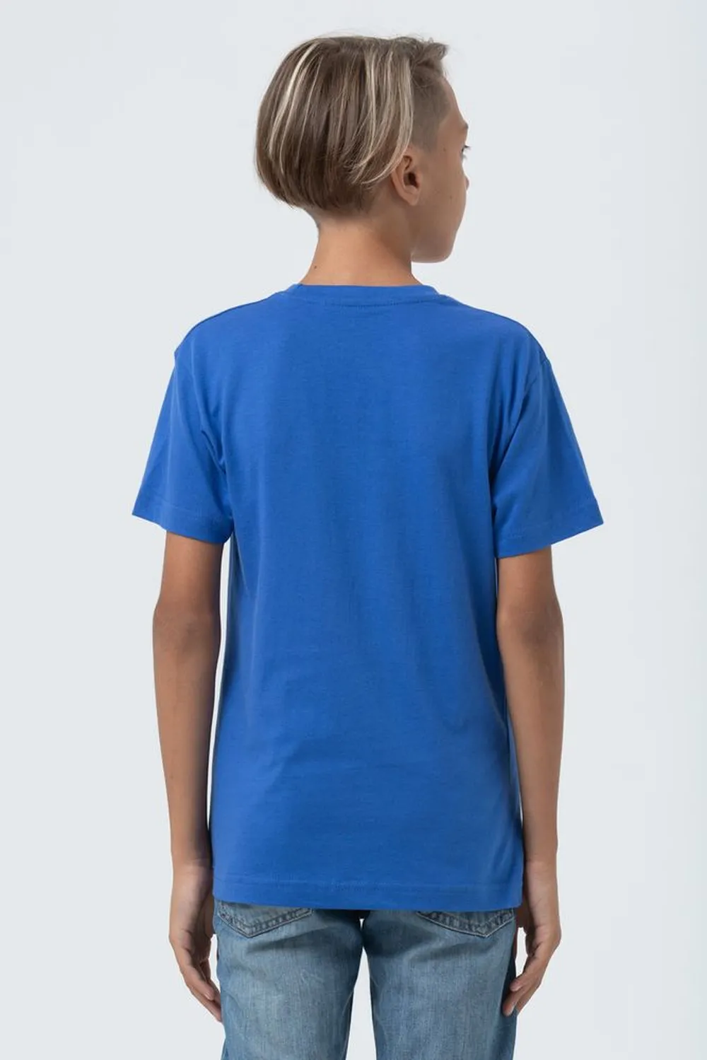 Футболка детская Regent Fit Kids, ярко-синяя, на рост 130-140 см (10 лет) заказать онлайн с вашим дизайном на заказ в Москве и области